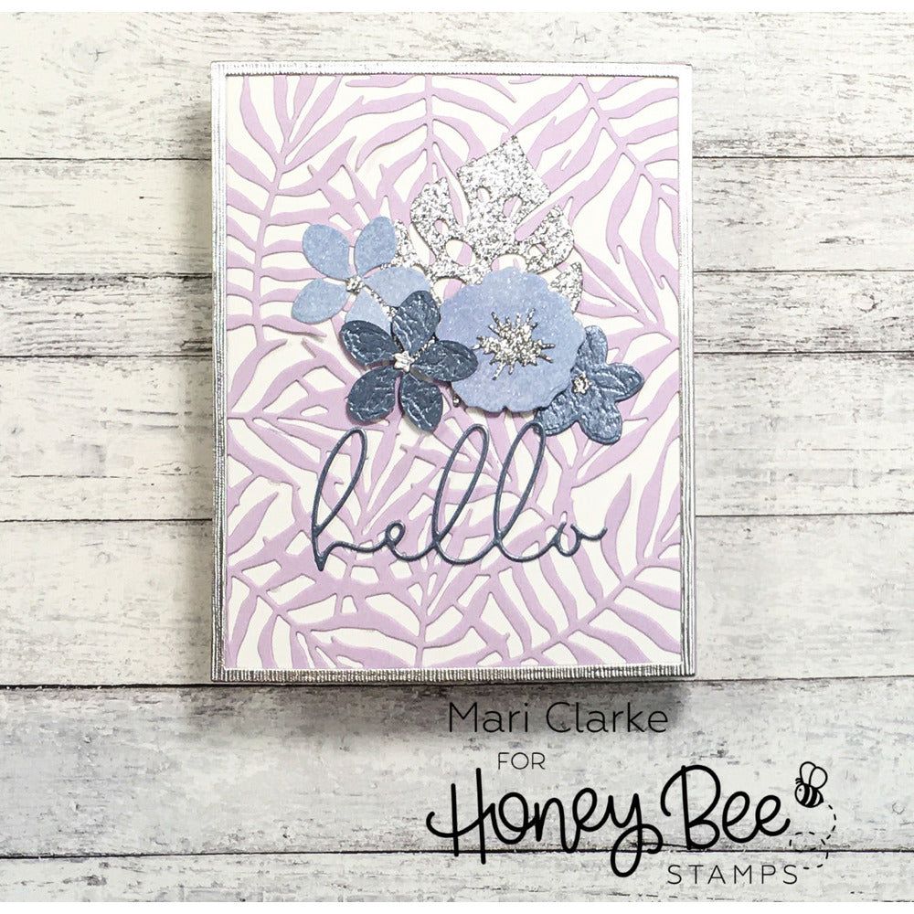 Palm Frond Cover Plate - Honey Cuts - Stand - Alone Dies - Retiring - Honey Bee Stamps