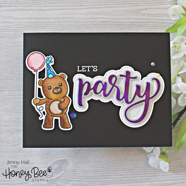 Party - 3x4 Stamp Set - Retiring - Honey Bee Stamps