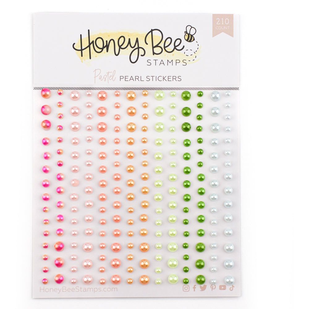 Pastel Pearls - Pearl Stickers - 210 Count - Honey Bee Stamps