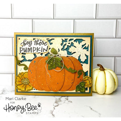 Patchwork Pumpkin - Honey Cuts - Coordinating Dies - Honey Bee Stamps