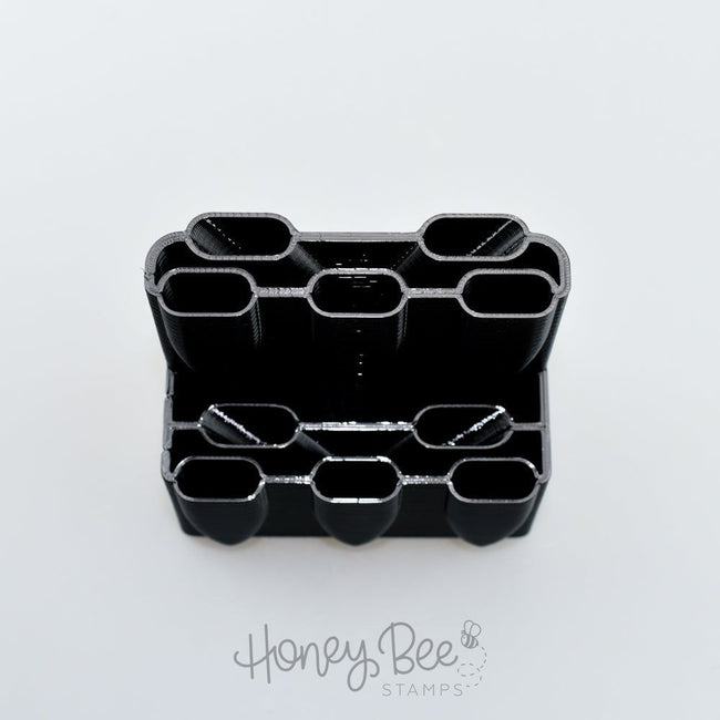 Peacock Brush Caddy - Black - Honey Bee Stamps