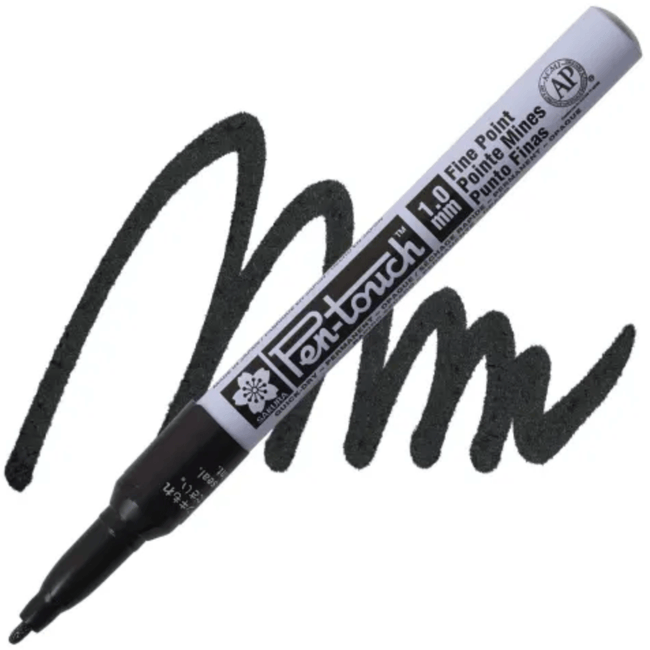 Pen-Touch Paint Marker - Black 1.0 mm Fine Tip - Honey Bee Stamps