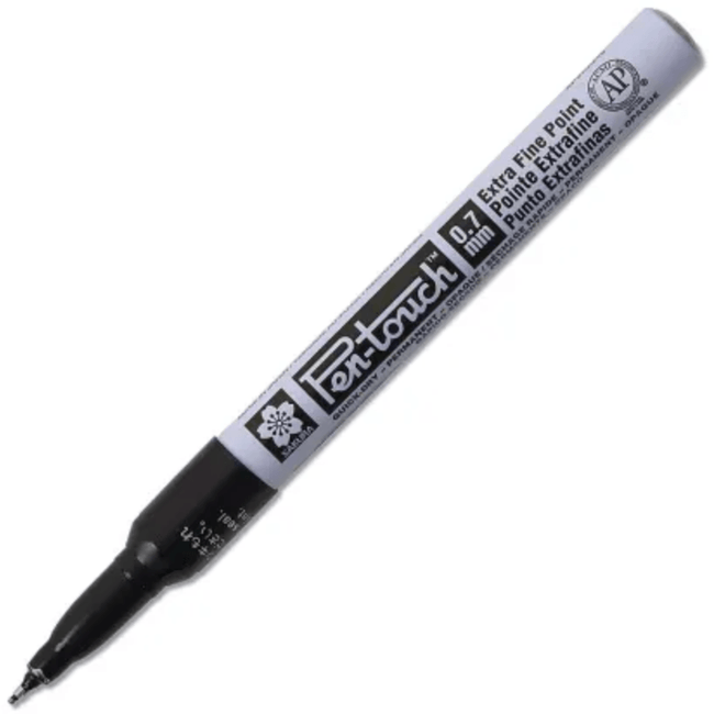 Pen-Touch Paint Marker - Black .7mm Extra Fine Tip - Honey Bee Stamps