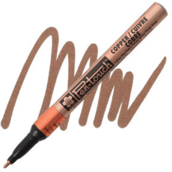 Pen-Touch Paint Marker - Copper 1.0 mm Fine Tip - Honey Bee Stamps