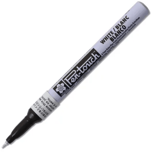Pen - Touch Paint Marker - Permanent Opaque White .7mm Extra Fine Tip Paint Pen - Honey Bee Stamps