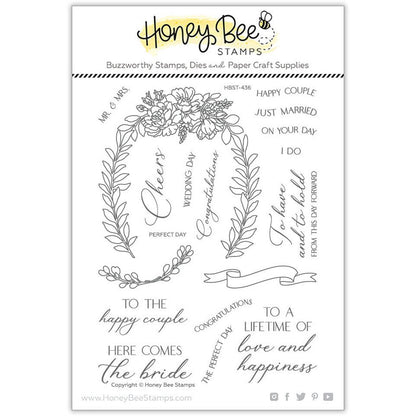 Perfect Day - 6x8 Photopolymer Stamp Set - Retiring - Honey Bee Stamps
