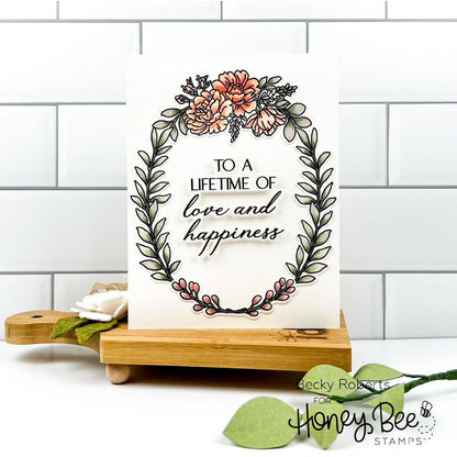 Perfect Day - 6x8 Photopolymer Stamp Set - Retiring - Honey Bee Stamps