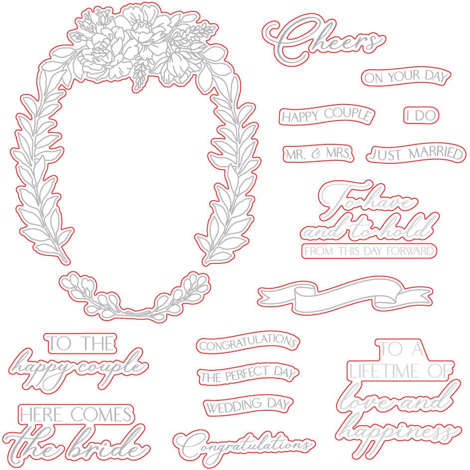 Perfect Day - Honey Cuts - Coordinating Dies - Retiring - Honey Bee Stamps