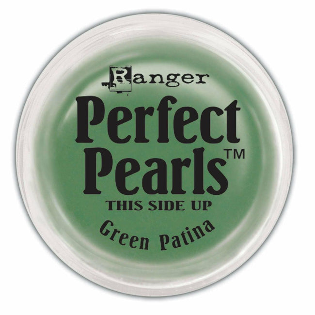 Perfect Pearls Pigment Powder - Green Patina - Honey Bee Stamps