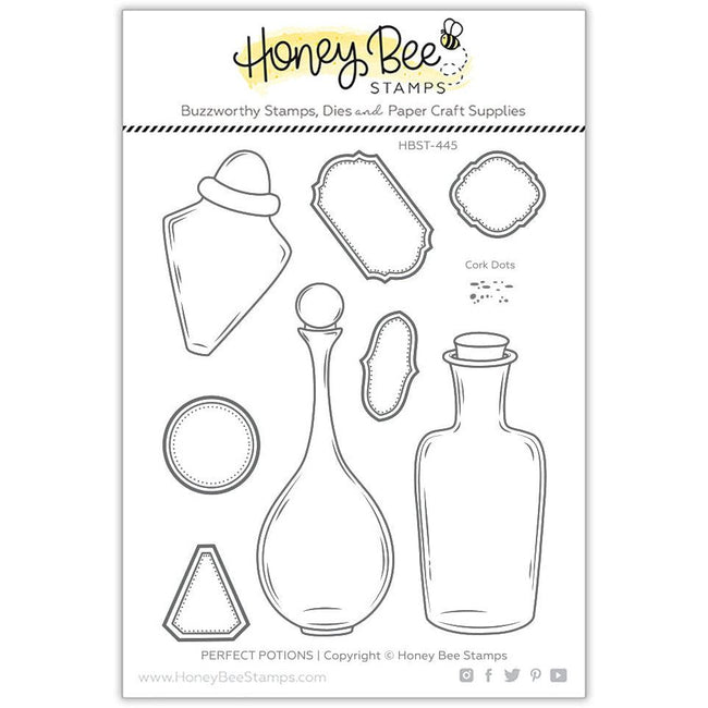 Perfect Potions - 5x6 Stamp Set - Honey Bee Stamps