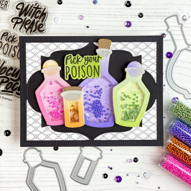 Perfect Potions Shaker Jars - Honey Cuts - Honey Bee Stamps