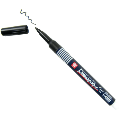 Permapaque - Black 1.0mm Opaque Pigment Marker - Honey Bee Stamps