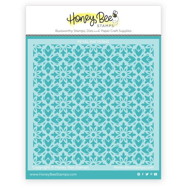 Petal Patterns - Background Stencil - Honey Bee Stamps