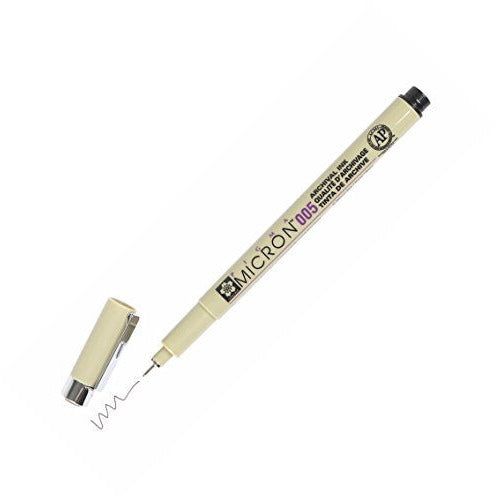 Pigma Micron Pen 005 - Black 0.2mm - Honey Bee Stamps