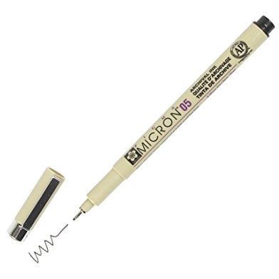 Pigma Micron Pen 05 - Black 0.45mm - Honey Bee Stamps