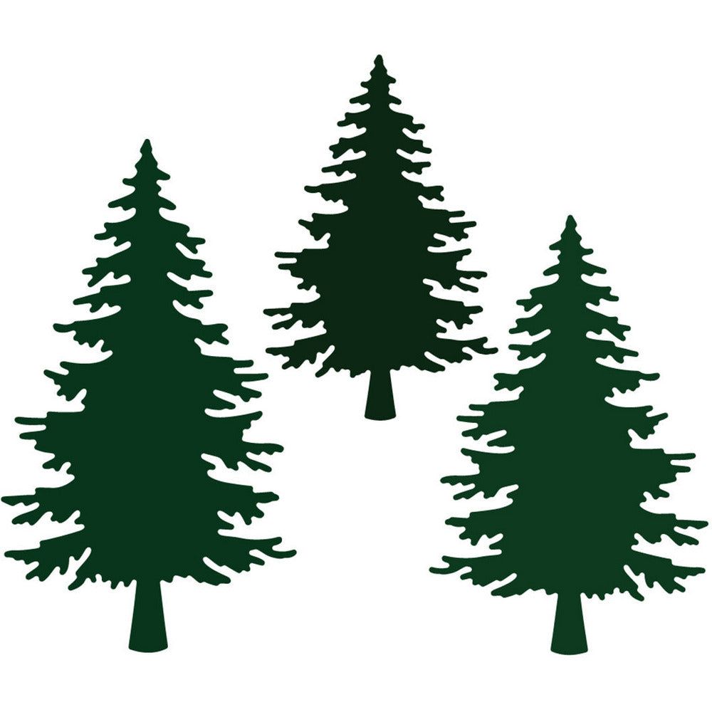 Pine Trees - Honey Cuts - Stand - Alone Dies - Honey Bee Stamps