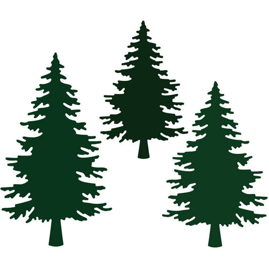 Pine Trees - Honey Cuts - Stand - Alone Dies - Honey Bee Stamps