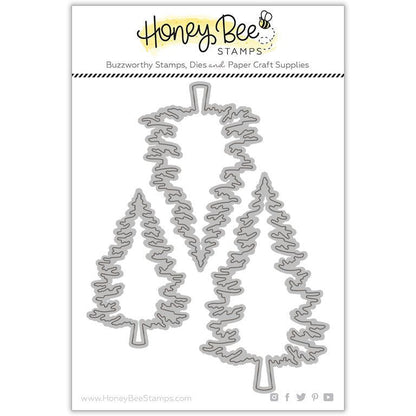 Pine Trees - Honey Cuts - Stand - Alone Dies - Honey Bee Stamps