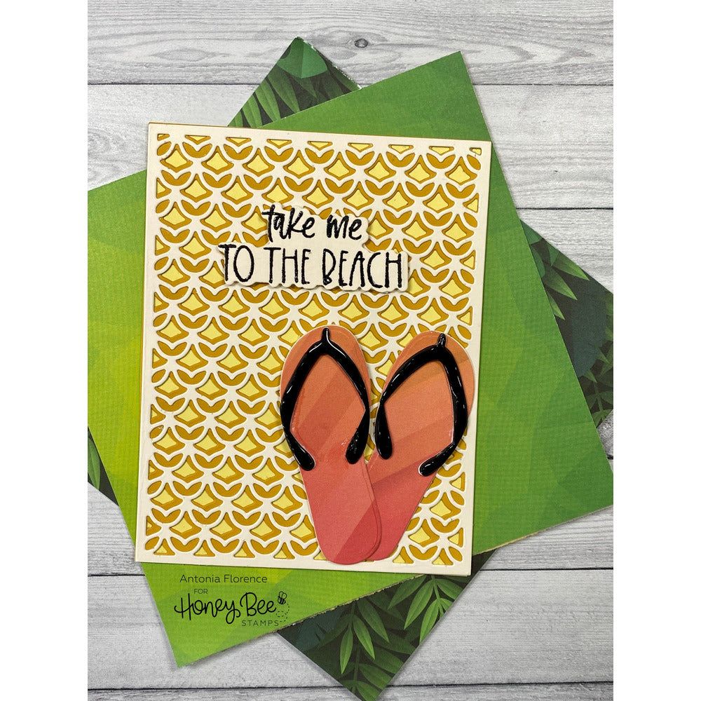 Pineapple Lattice Cover Plate Base - Honey Cuts - Stand - Alone Dies - Retiring - Honey Bee Stamps