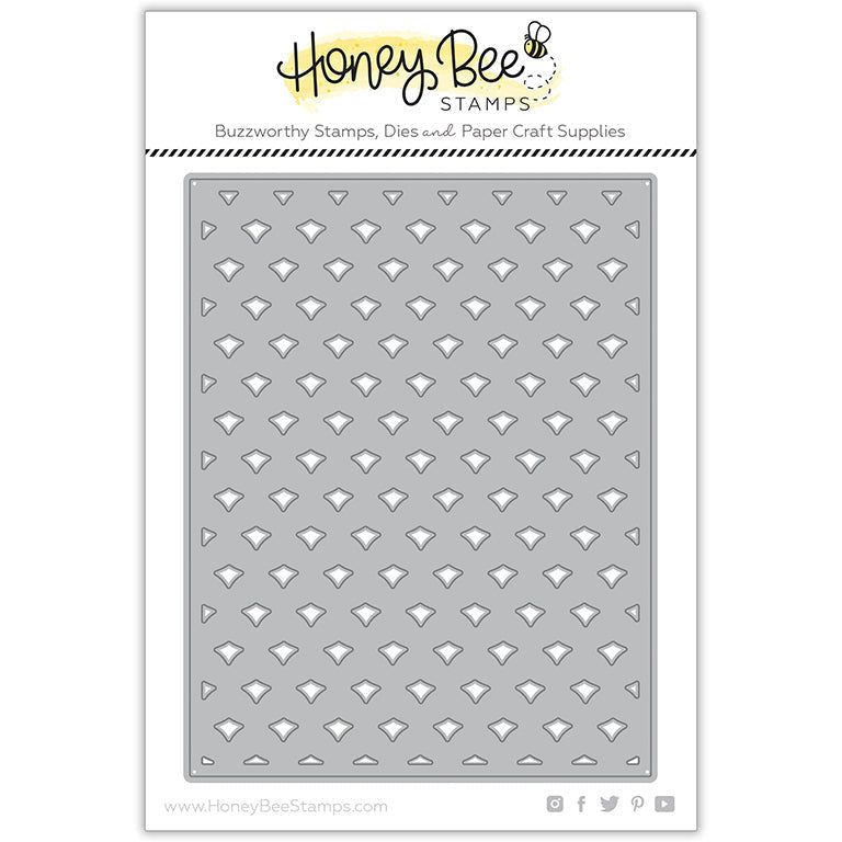 Pineapple Lattice Cover Plate Base - Honey Cuts - Stand - Alone Dies - Retiring - Honey Bee Stamps