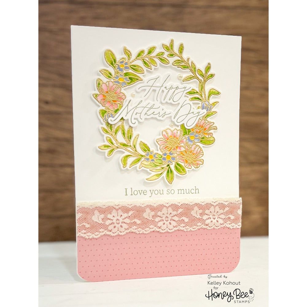 Pinstripes & Polka Dots: Spring Paper Pad 6x8.5 - 24 Double Sided Sheets - Honey Bee Stamps