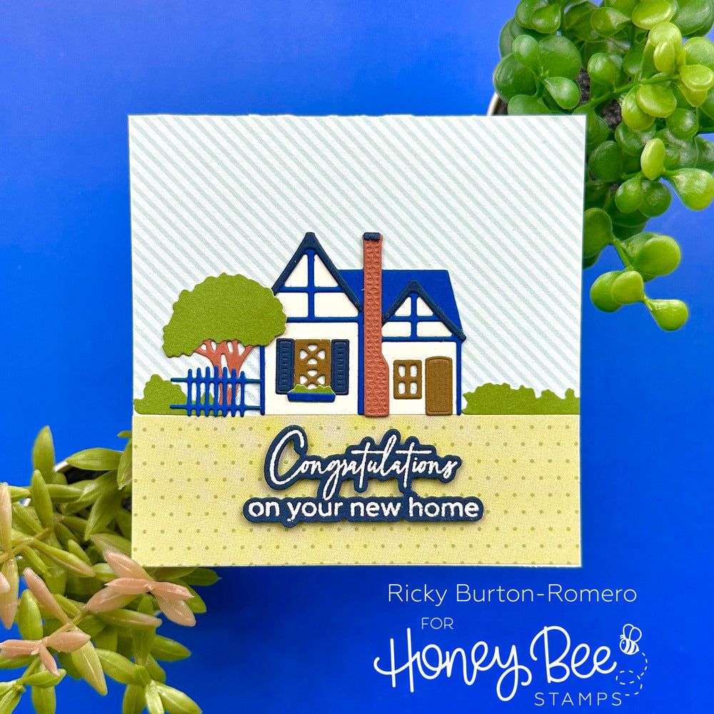 Pinstripes & Polka Dots: Spring Paper Pad 6x8.5 - 24 Double Sided Sheets - Honey Bee Stamps