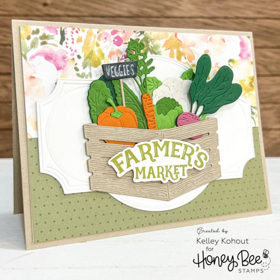 Pinstripes & Polka Dots: Spring Paper Pad 6x8.5 - 24 Double - Sided Sheets - Honey Bee Stamps