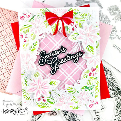 Plaid A2 - Hot Foil and Letter Press Plate - Retiring - Honey Bee Stamps