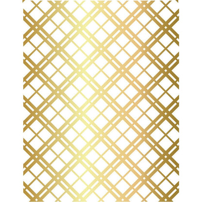 Plaid A2 - Hot Foil and Letter Press Plate - Retiring - Honey Bee Stamps