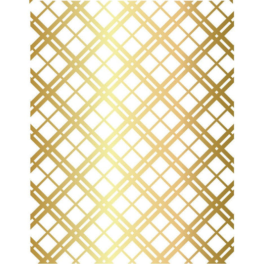 Plaid A2 - Hot Foil and Letter Press Plate - Retiring - Honey Bee Stamps