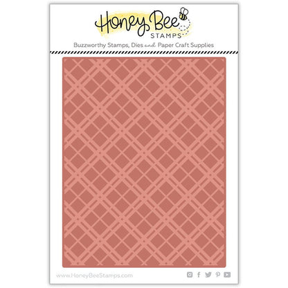 Plaid A2 - Hot Foil and Letter Press Plate - Retiring - Honey Bee Stamps