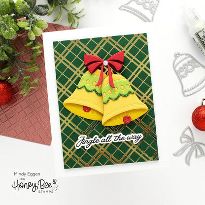 Plaid A2 - Hot Foil and Letter Press Plate - Retiring - Honey Bee Stamps