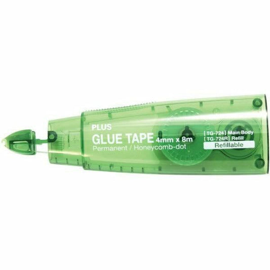 Plus Small Glue Tape Refill 3/16"X26' (fits Green TG - 724) Acid Free, Dot Pattern Adhesive - Honey Bee Stamps