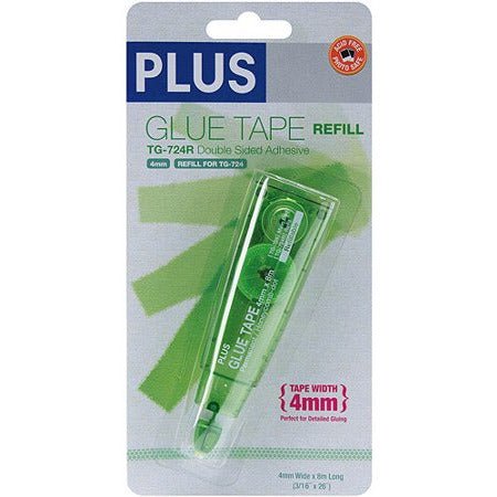 Plus Small Glue Tape Refill 3/16"X26' (fits Green TG - 724) Acid Free, Dot Pattern Adhesive - Honey Bee Stamps