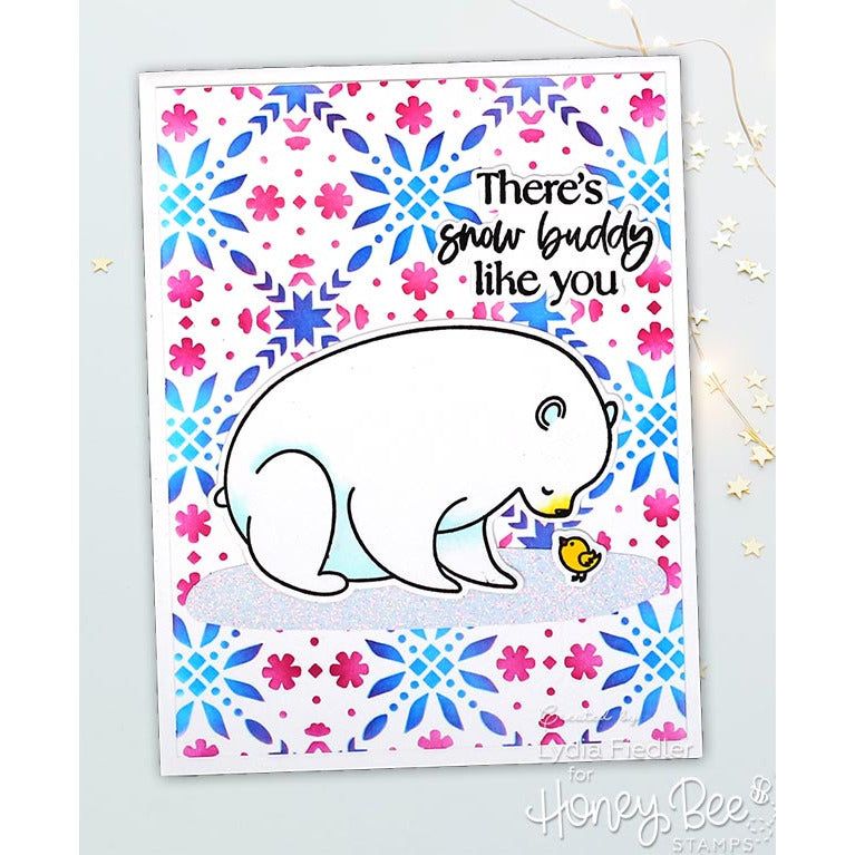 Polar Pals - 4x6 Photopolymer Stamp Set - Honey Bee Stamps