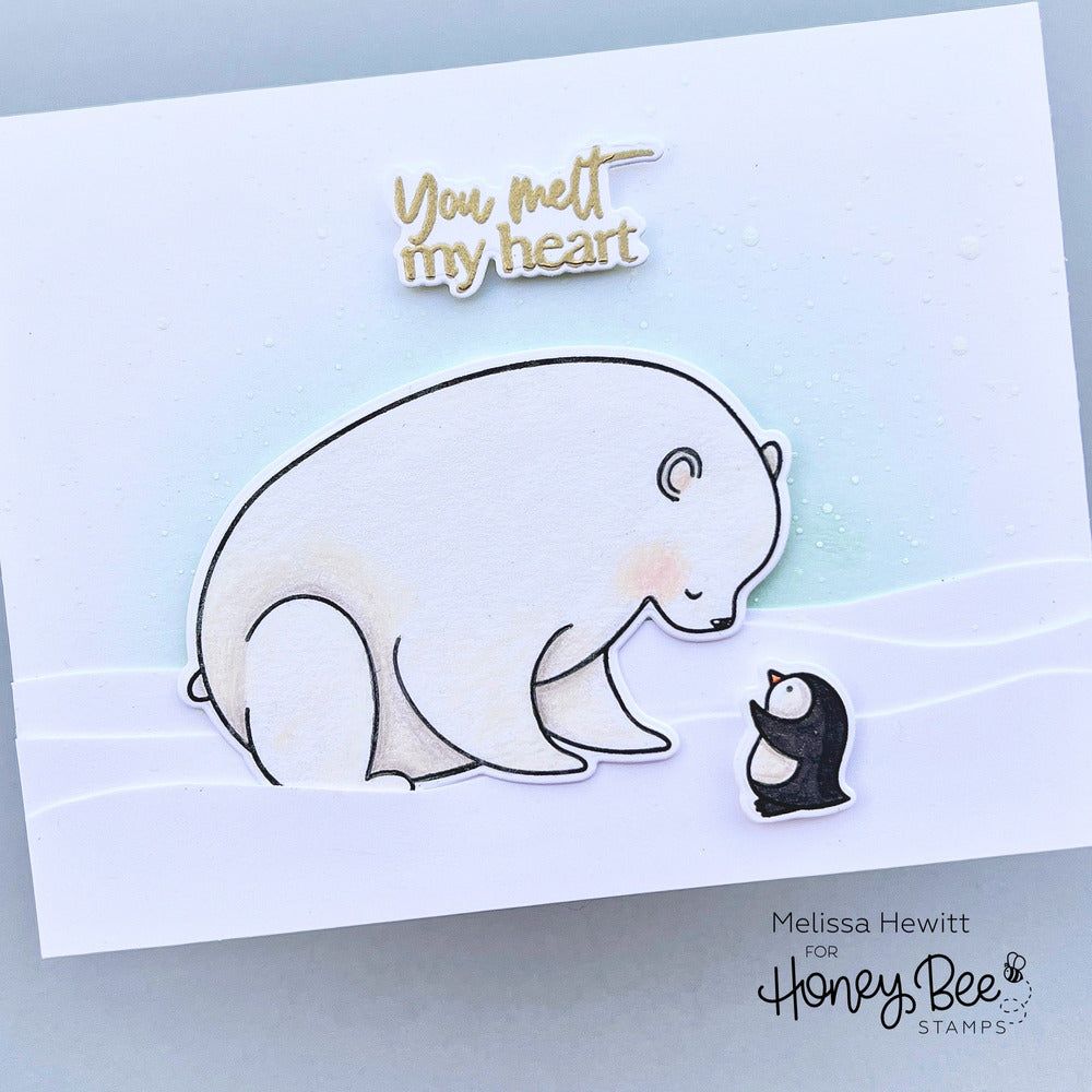 Polar Pals - Honey Cuts - Coordinating Dies - Honey Bee Stamps