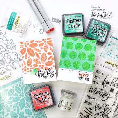 Polka Dot - Set of 4 - 6"x6" Background Stencils - Retiring - Honey Bee Stamps