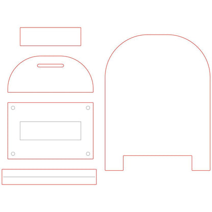 Post Box Card Base - Honey Cuts - Coordinating Dies - Honey Bee Stamps