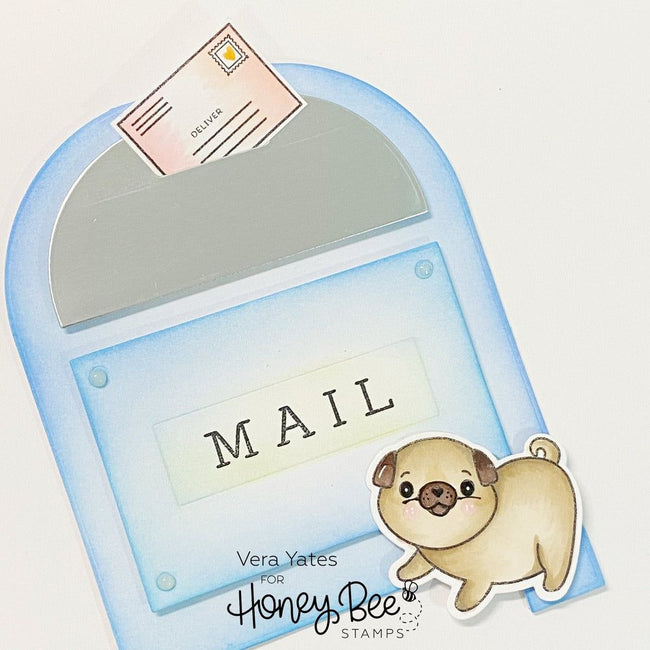 Post Box Card Base - Honey Cuts - Honey Bee Stamps