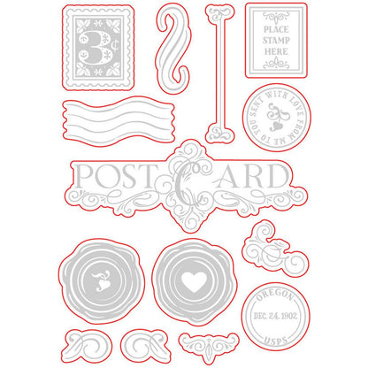 Post Perfect - Honey Cuts - Coordinating Dies - Honey Bee Stamps