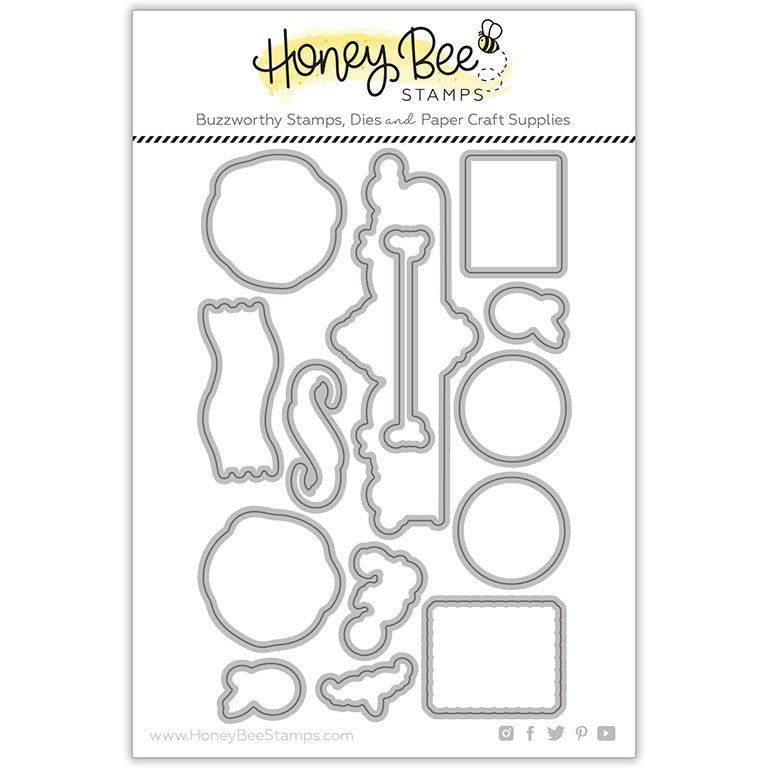 Post Perfect - Honey Cuts - Coordinating Dies - Honey Bee Stamps