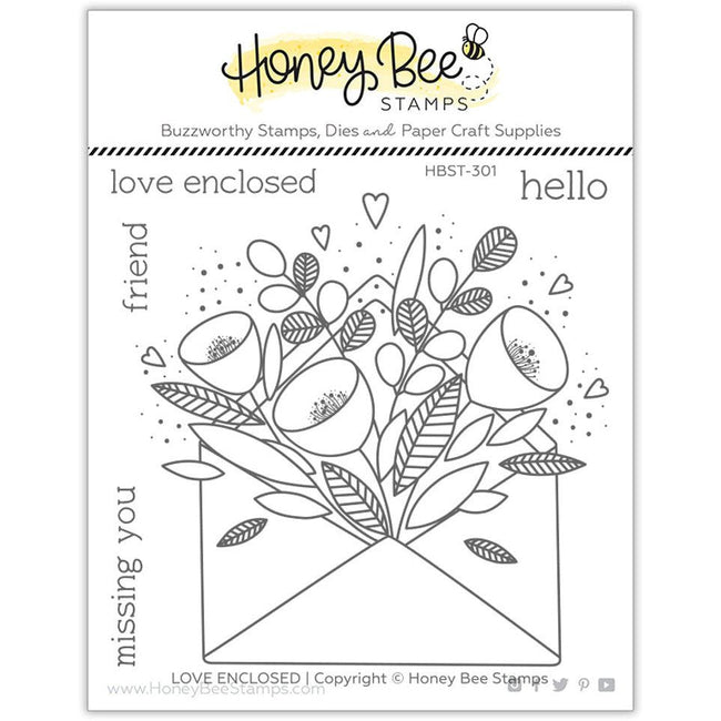 Pretty Postage - 4x4 Stamp Set - Honey Bee Stamps