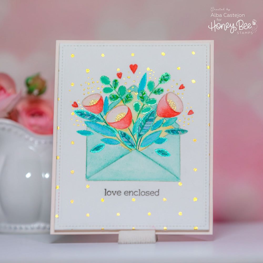 Pretty Postage - 4x4 Stamp Set - Honey Bee Stamps