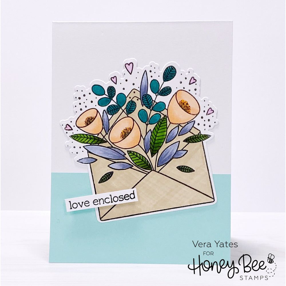 Pretty Postage - 4x4 Stamp Set - Honey Bee Stamps