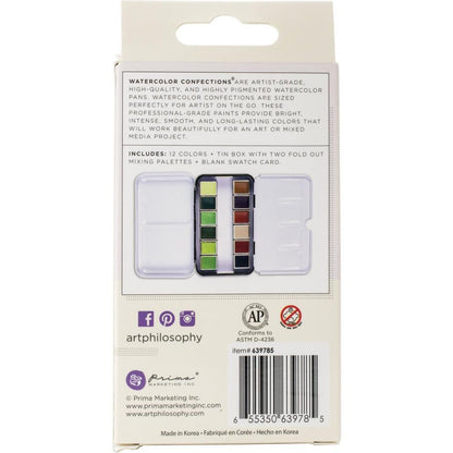 Prima Watercolor Confections - Terrain 12/Pkg - Honey Bee Stamps