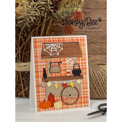 Pumpkin Spice Market Cart Add - On - Honey Cuts - Stand - Alone Dies - Honey Bee Stamps