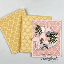 Quatrefoil A2 Cover Plate Base - Honey Cuts - Honey Bee Stamps
