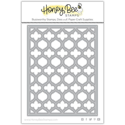 Quatrefoil A2 Cover Plate Top - Honey Cuts - Honey Bee Stamps