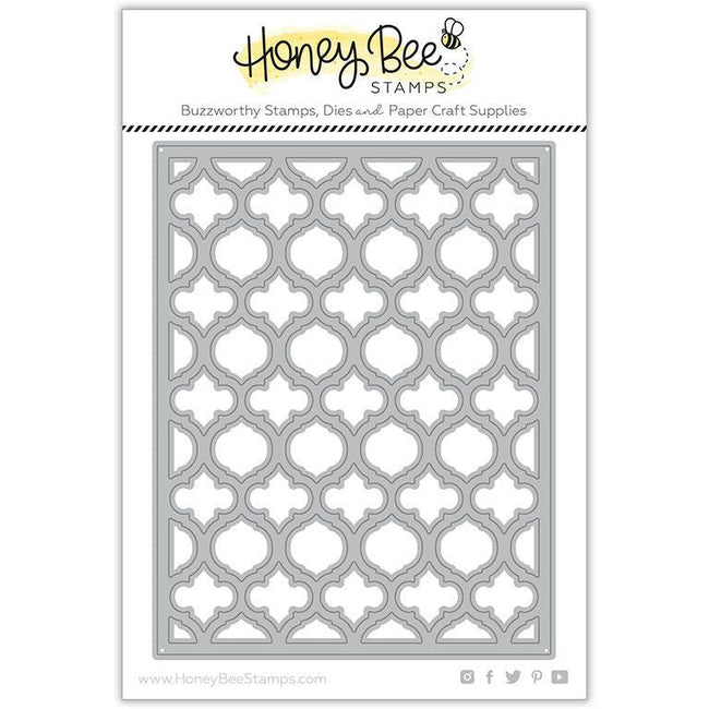 Quatrefoil A2 Cover Plate Top - Honey Cuts - Honey Bee Stamps