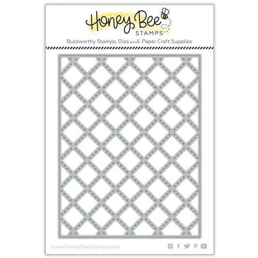 Quilted A2 Cover Plate - Honey Cuts - Stand - Alone Dies - Honey Bee Stamps